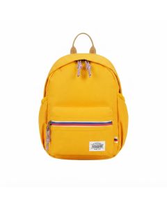American Tourister Little Carter Kids Backpack, Lightweight Polyester School Bag in Mustard Yellow