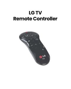 LG Remote Controller Assembly For Multiple TV Models Replacement Part, Easy To Use, Durable, Compatible With LG TVs - Black