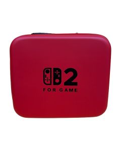 Nintendo Game Traveler Deluxe System Case for Switch 2, Hard Shell Protective Travel Case, Console & Accessory Storage | Red HL-009 