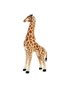 Childhome Standing Giraffe 135cm, Loyal And Friendly Companion, Self-Standing Plush Design, Encourages Imagination And Creativity - Brown