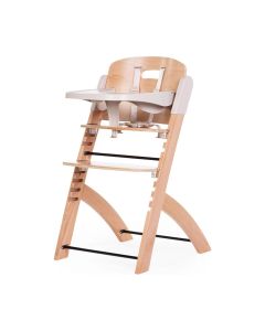 Childhome Evosit High Chair, Evolutive Design, Tool-Free Adjustment, Sleek Aesthetics, Easy To Clean - Natural