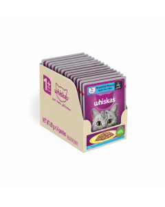 Whiskas Oceanfish in Jelly Cat Food - 14x80g for Adult Cats