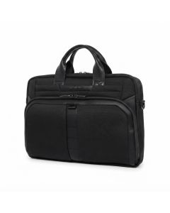 Samsonite Vigon Pro Slim Briefcase - Laptop Bag for Men & Women, Anti-Theft Buckle, Organized, High-Quality Nylon | Black