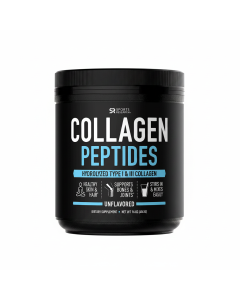 Sports Research Collagen Peptides, Type I & III Unflavored Powder - 16 oz