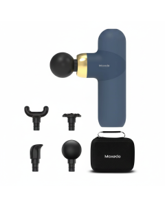 Moxedo Muscle Pro Massager with Deep Tissue Massage, Handheld Design & Portable Operation | Navy Blue