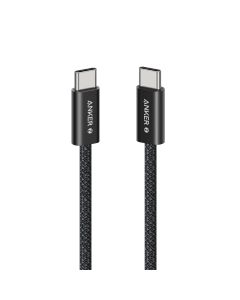 Anker Zolo USB-C to USB-C Cable 3.3FT with 240W Power Delivery, Fast Charging & Durable Design | Black - A8060H11