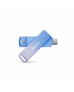 SanDisk Creator Phone Drive 256GB with USB-Type C and Lightning Connectors - Blue
