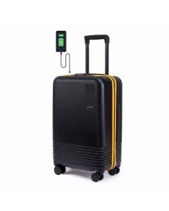 Mokobara Iconic Cabin Luggage 58cms, German Makrolon Polycarbonate Hard Shell Suitcase, 8 Silent, TSA Number Lock