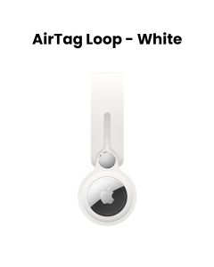 Apple AirTag Loop, Lightweight And Durable, Easy To Attach, Portable And Travel-Friendly Design - White - MX4F2ZM/A
