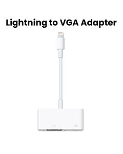 Apple Lightning To VGA Adapter, Trusted Performance, 20 Mbps Cable Speed - White - MD825ZM/A