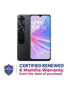 Oppo A78 5G 8GB+128GB Smartphone | Glowing Black | CPH2483