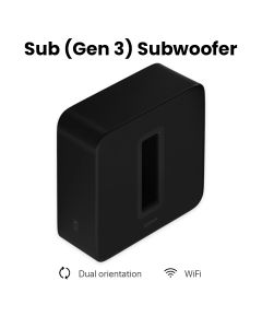 Sonos SUB (Gen 3) Wireless Subwoofer - Black | SUBG3UK1BLK