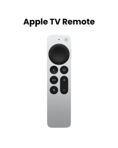 Apple TV Remote 3rd Generation, Comfortable Grip With A Compact Lightweight Design, Responsive Buttons - Silver - MNC83Z/A
