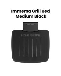 George Foreman Immersa Grill Red l Medium - Black | 28310