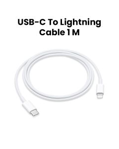 Apple USB-C To Lightning Cable 1M, ZML For Fast Charging And Efficient Data Transfer - White - MUQ93ZM/A
