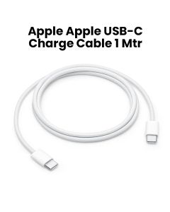 Apple USB-C Charge Cable 1M, ZML For Smooth Charging And Efficient Data Transfer - White - MQKJ3ZM/A