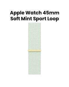 Apple Watch Sport Loop Band 45mm, Designed With Soft, Breathable Material And An Adjustable Fit - Soft Mint - MW4Q3ZM/A