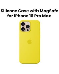 Apple Silicone Case With MagSafe For iPhone 16 Pro Max, Charging Support, Slim And Lightweight, Premium Silicone Material - Star Fruit - MA7U4ZM/A