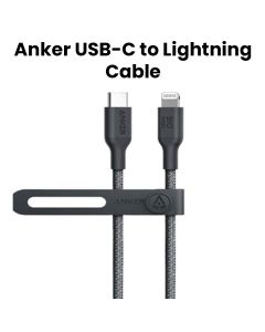 Anker 542 USB-C to Lightning Cable (Bio-Based 3ft) - Black | A80B1H11