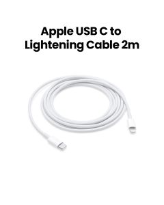 Apple USB-C To Lightning Cable 2M, Lightweight And Portable Design, High-Quality Data And Charging Cable - White - MQGH2ZM/A