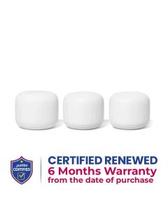 Google AC-1304 WiFi Solution Single WiFi Point Router Replacement for Whole Home Coverage - Pack of 3