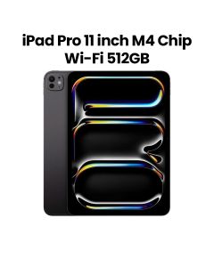 Apple Wi-Fi iPad Pro 512GB 11 Inch, Standard Glass, Ultra Retina XDR Display, Antireflective Coating - Space Black - MVVC3AB/A