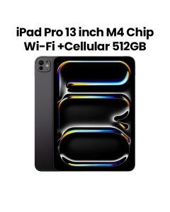 Apple Wi-Fi + Cellular iPad Pro 512GB 13 Inch, Standard Glass, Ultra Retina XDR Display - Space Black - MVXU3AB/A