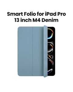 Apple Smart Folio For iPad Pro 13 Inch, M4 Chip, Slim And Lightweight Design, Quick And Easy Installation - Denim - MWK43ZM/A
