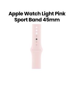 Apple Sport Band 45mm, Comfortable Fit, Easy To Install, Connector System, Smooth Finish Designed - Light Pink - MT3U3ZM/A