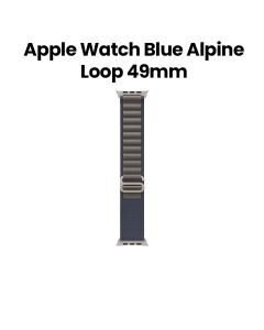 Apple Alpine Loop 49mm, Daily Wear And Long Use, Easy To Install, Smooth Finish Designed, Long Lasting Performance - Blue - MT5J3ZM/A