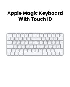 Apple Magic Arabic Keyboard With Touch ID For Mac Computers, Apple Silicon, Seamless Wireless Connectivity - White - MK2A3LL/A