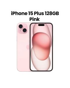 Apple iPhone 15 Plus 128GB ROM Dual SIM 5G Smartphone 6.7 Inch, Classic And Compact Design, Touch ID Fingerprint Sensor - Pink - MU103AA/A