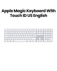 Apple Magic US English Keyboard With Numeric Keypad, Wireless Bluetooth Connectivity, Long Lasting Battery Life - Silver