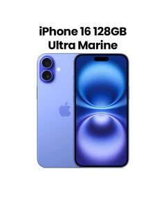 Apple iPhone 16 128GB Storage 6.1 Inch, Super Retina XDR Display, A18 Chip, 6‑Core CPU And 5‑Core GPU - Ultramarine - MYDU3AE/A