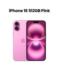 Apple iPhone 16 512GB Storage 6.1 Inch, Super Retina XDR Display, A18 Chip, 6‑Core CPU And 5‑Core GPU - Pink - MYE43AE/A