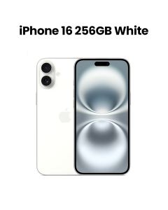 Apple iPhone 16 256GB Storage 6.1 Inch, Super Retina XDR Display, A18 Chip, 6‑Core CPU And 5‑Core GPU - White - MYDX3AE/A
