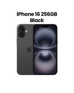 Apple iPhone 16 256GB Storage 6.1 Inch, Super Retina XDR Display, A18 Chip, 6‑Core CPU And 5‑Core GPU - Black - MYDW3AE/A