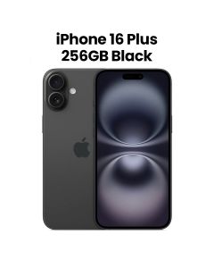 Apple iPhone 16 Plus 256GB Storage 6.7 Inch, Camera Control, Up To 27 Hours Video Playback, A18 Chip, Superfast Performance, Action Button - Black - MXVG3AE/A
