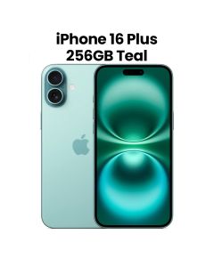 Apple iPhone 16 Plus 256GB Storage 6.7 Inch, Camera Control, Up To 27 Hours Video Playback, A18 Chip, Superfast Performance, Action Button - Teal - MXVL3AE/A