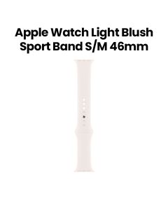 Apple Sport Band S/M 46mm, Lightweight And Comfortable Fit, Durable And Flexible Design, Premium Fluoroelastomer Material - Light Blush - MXM83ZM/A