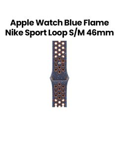 Apple Nike Sport Band S/M 46mm, Long-Lasting Performance, Smooth Finish Design, Comfortable Fit, Easy To Install - Blue Flame - MYLA3ZM/A