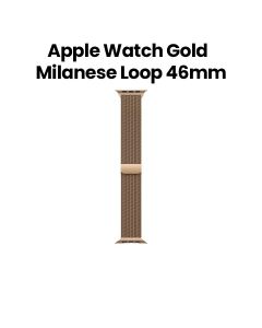 Apple Milanese Loop M/L 46mm, Stylish And Durable Design, Secure Magnetic Closure - Gold - MXMR3ZM/A