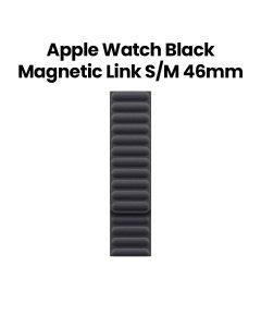 Apple Magnetic Link S/M 46mm, Long-Lasting Performance, Smooth Finish Design, Comfortable Fit, Easy To Install - Black - MXWY3ZM/A