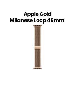 Apple Natural Milanese Loop S/M 46mm, Long Lasting Performance, Smooth Finish Design, Daily Wear And Long Use - Gold - MC7K4ZM/A