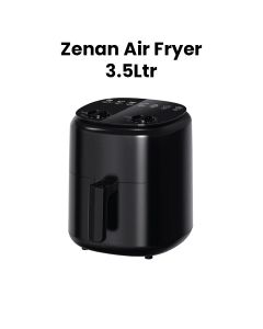 Zenan Air Fryer 3.5L, Rapid Air Technology, Adjustable Temperature Control, Digital Timer - Black - ZAF-35MB
