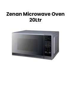 Zenan Microwave Oven 20L, Multiple Power Levels, Compact And Sleek Design, Easy-to-Use Controls, Durable Construction - Silver - ZMW-EM270