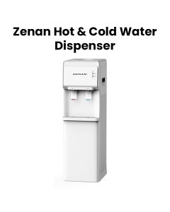 Zenan Hot And Cold Water Dispenser, Food Grade Silicone Tubes, Energy Efficient Operation, High Efficiency Compressor Cooling - White - ZWD-5X13
