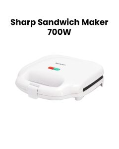 Sharp Sandwich Maker 700W 2 Slice - White | KZ-SU11W3