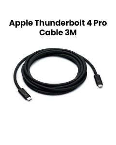 Apple Thunderbolt 4 USB-C Pro Cable 3m, USB 3.2 Data Transfer At Up To 40Gbps, HBR3 DisplayPort Video Output - Black - MW5H3ZM/A