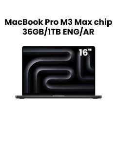 Apple MacBook Pro 36GB RAM 1TB SSD 16 Inch, M3 Max Chip, 14-Core CPU And 30-Core GPU, Liquid Retina XDR Display - Space Black - MRW33AB/A